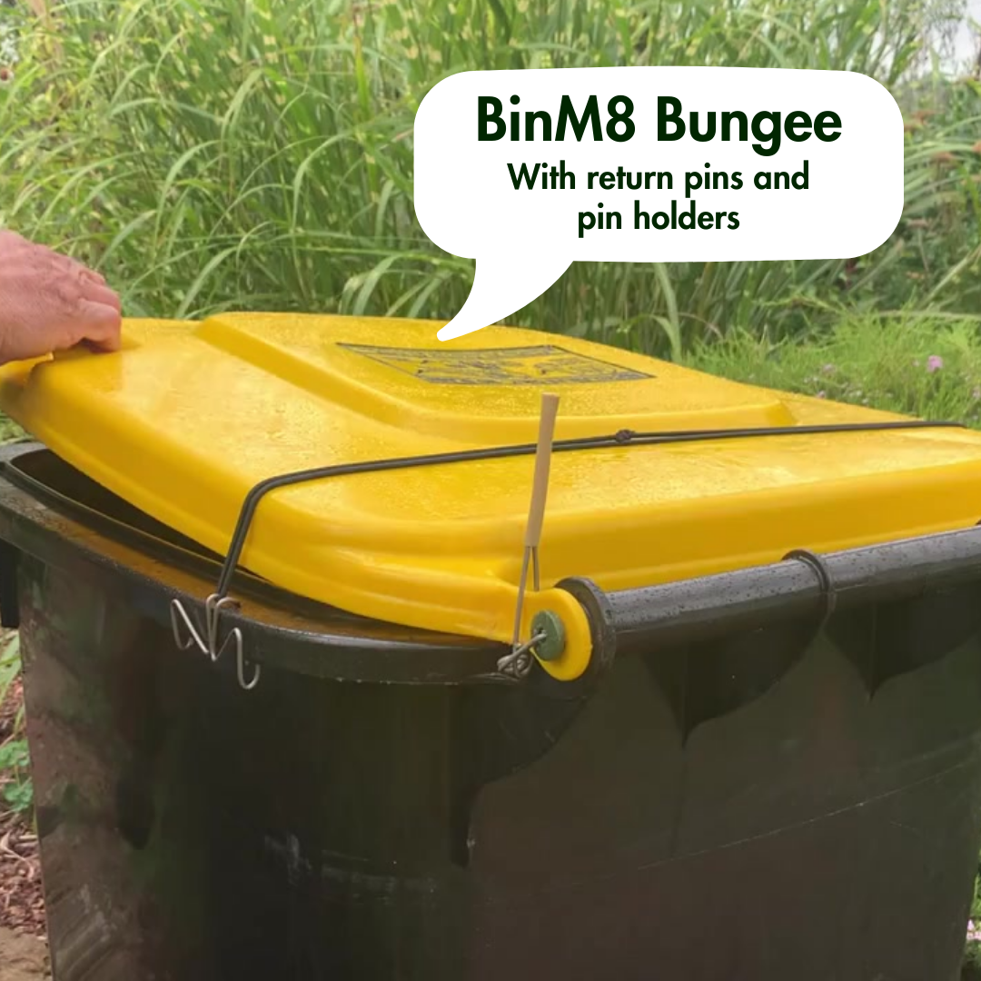 BinM8 Bungee - Keep Wheelie Bin Lids Closed. Australian Made – Enviro ...