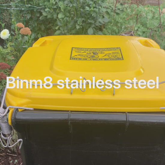 BinM8 Stainless Steel Installation by Enviro Bin Catch. Australian Made & Owned. Free shipping Australia wide