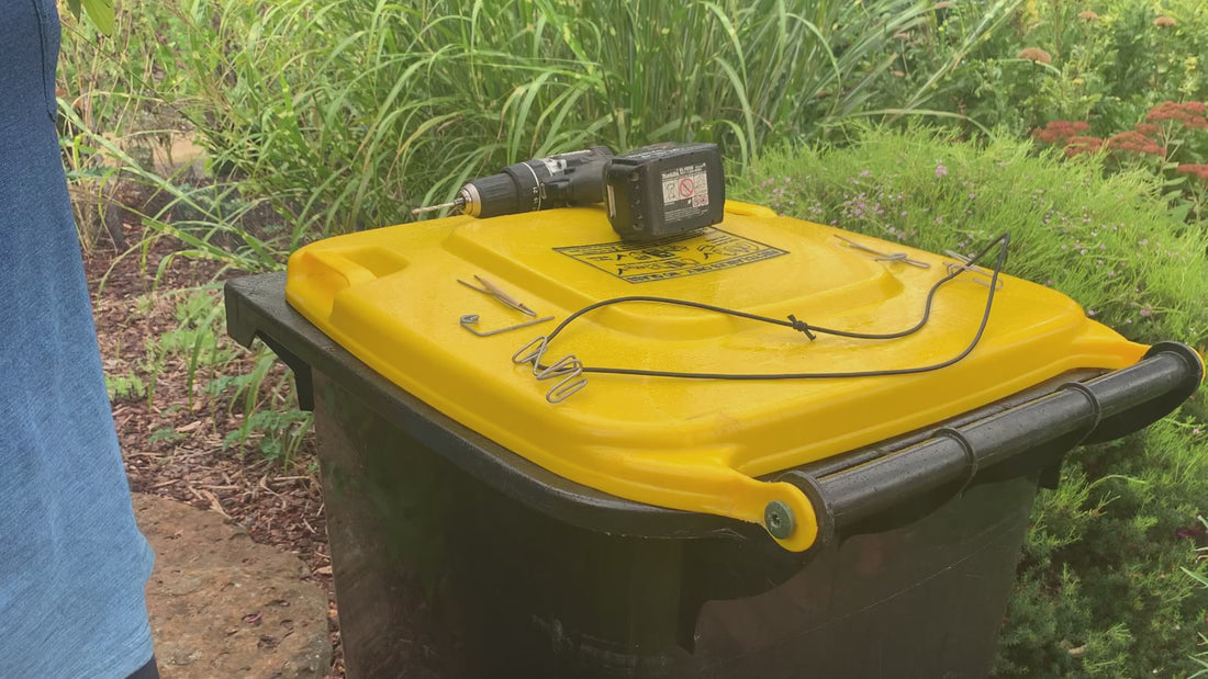 Install Enviro Bin Catch Wheelie Bin Lid Security Products. Easy!